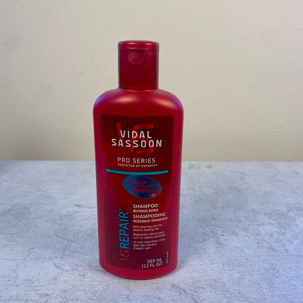 Vidal Sassoon Pro‎ Series VS Repair Restoring Shampoo 12 FL OZ Red Bottle